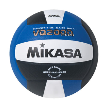 Mikasa VQ2000 Micro-Cell Indoor Volleyball, Royal/Black/White