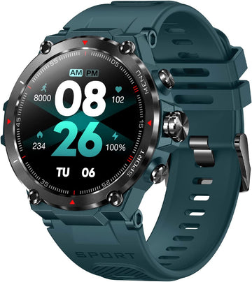 Smart Watch,Rugged Outdoor GPS Sports Fitness Watch, 15 Military-Grade Tests, Strength Exercise, 10+ Sports Modes, 5 ATM Waterproof