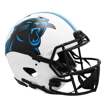 Riddell Carolina Panthers LUNAR Alternate Revolution Speed Authentic Football Helmet
