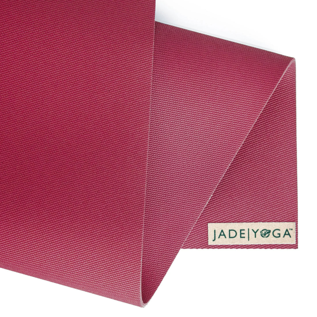 JadeYoga Harmony Mat (3/16" thick) Raspberry 68"