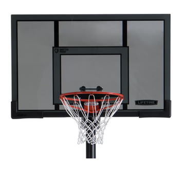 Lifetime Adjustable Portable Basketball Hoop (52-Inch Polycarbonate) - 90853