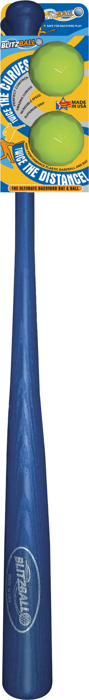 Blitzball Plastic Bat And Ball Combo Set (2 Balls)