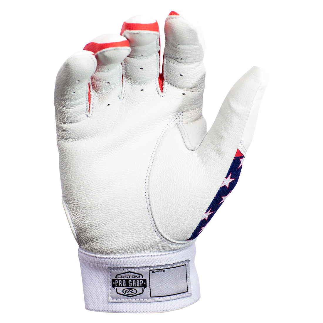 Rawlings X Guardian Baseball 5150 Adult Batting Gloves American Flag Stars & Stripes, Small
