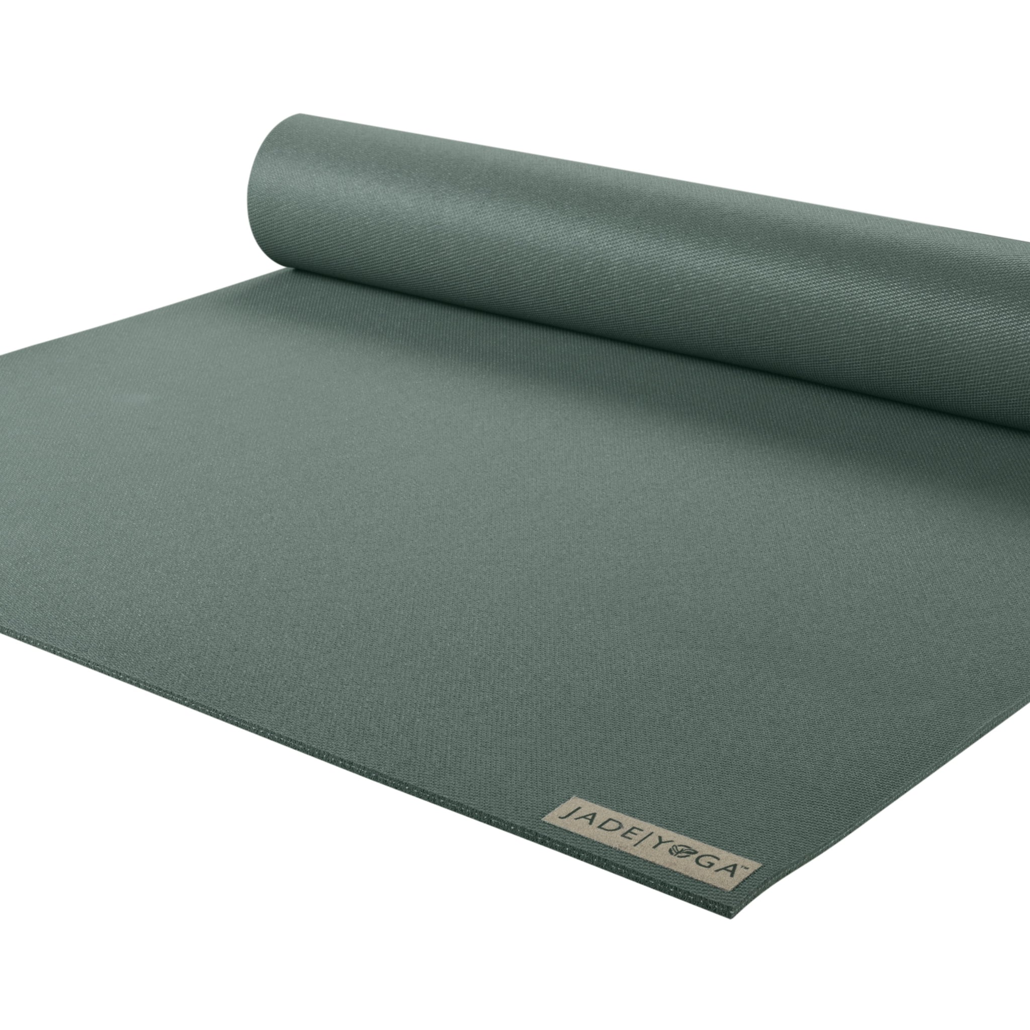 JadeYoga Harmony Yoga Mat (3/16" thick) Jade Green 68"