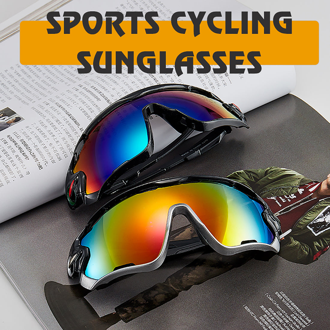Semfri Sport Sunglasses Cycling Sunglasses for Men Women Youth Baseball Cycling Fishing Running UV Protection