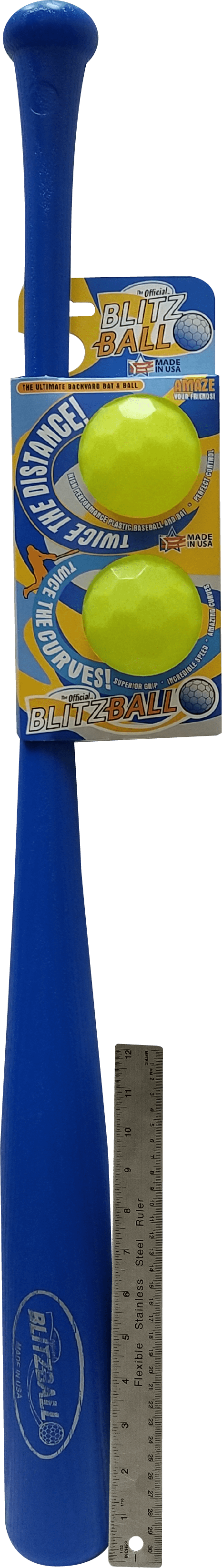 Blitzball Plastic Bat And Ball Combo Set (2 Balls)