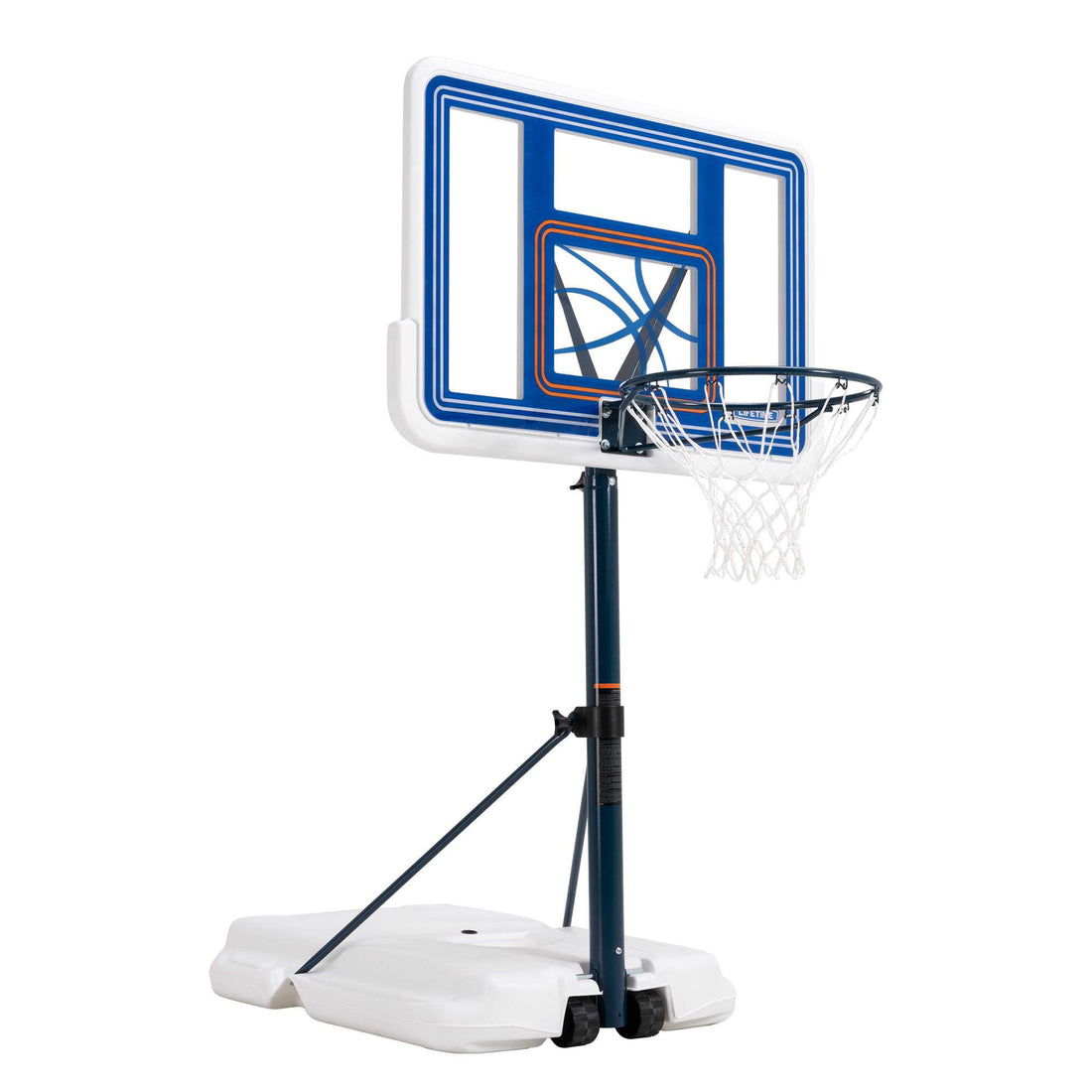 Lifetime 44" Polycarbonate Pool Side Portable Height Adjustable Basketball System, 1306