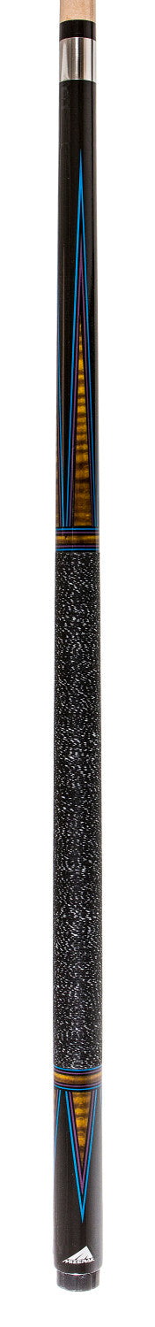 Mizeral 58" 2-Piece Deluxe Graphite Maple Billiard Pool Cue with 13mm Fiber Ferrule with Leather Tip