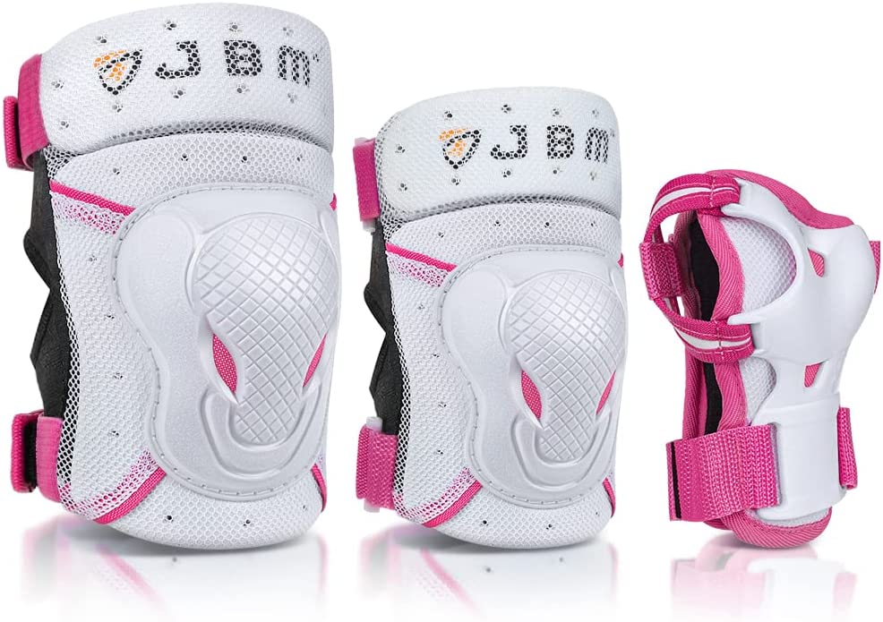 JBM BMX Knee and Elbow Pads with Wrist Guards Elbow and Knee Pads Adult Skateboard Pads Adult Elbow Knee Pads