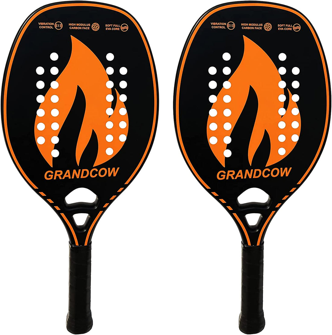 Beach Tennis Paddle Racket Racquet Carbon Frame with Soft EVA core New Model