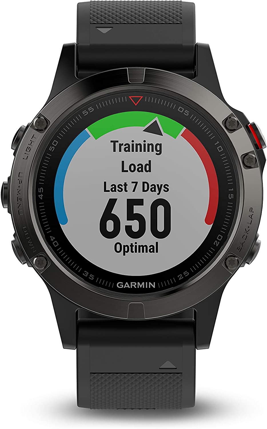 Garmin fēnix 5, Premium and Rugged Multisport GPS Smartwatch, Slate Gray/Black Band, 47 MM