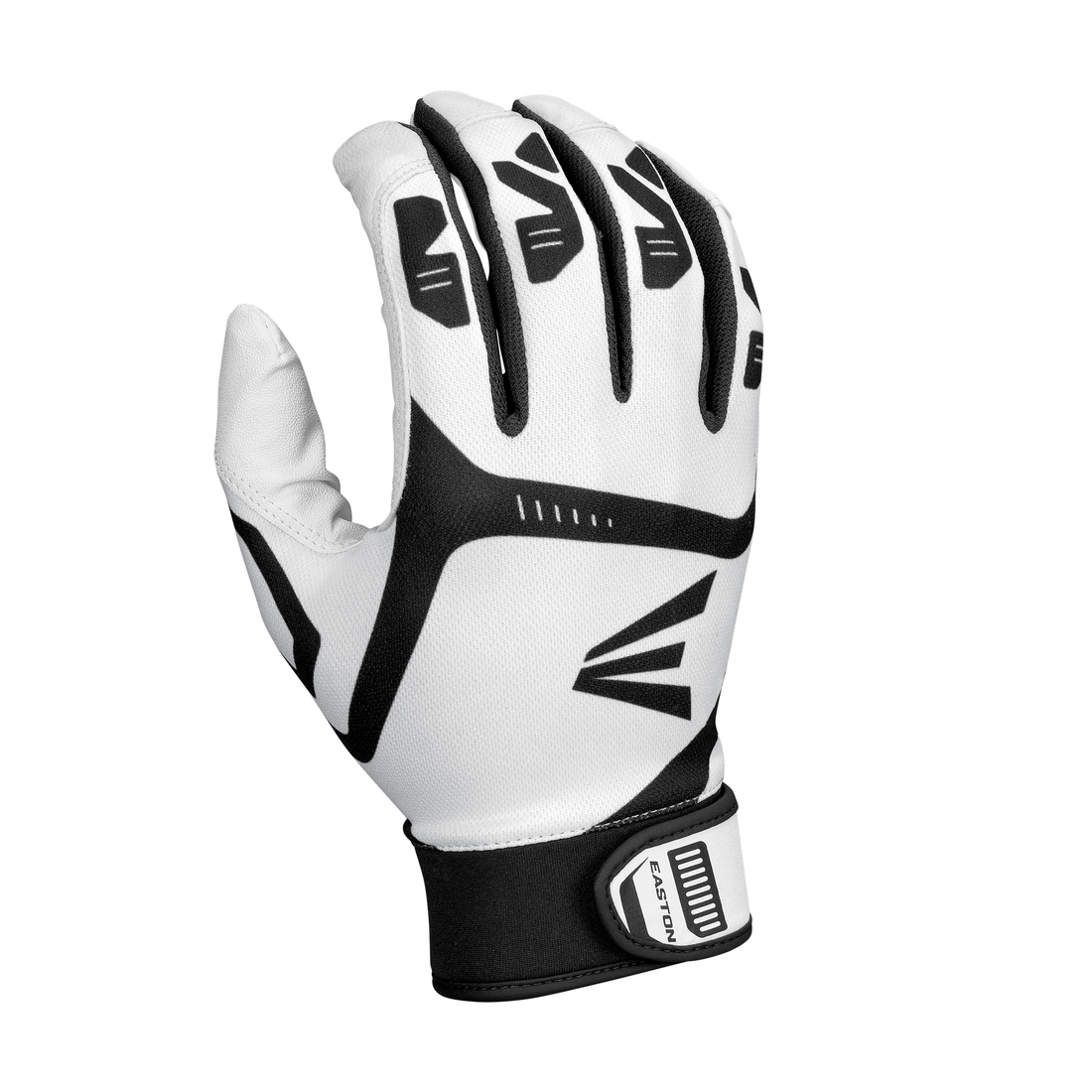 EASTON GAMETIME Batting Gloves, Pair, Youth / Kids, TBall, White / Black