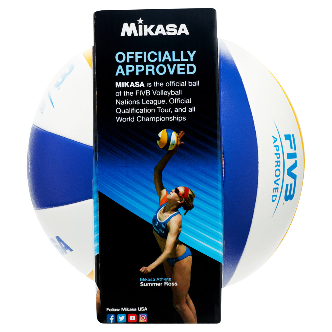 Mikasa Beach Champ VLS300 Outdoor Volleyball