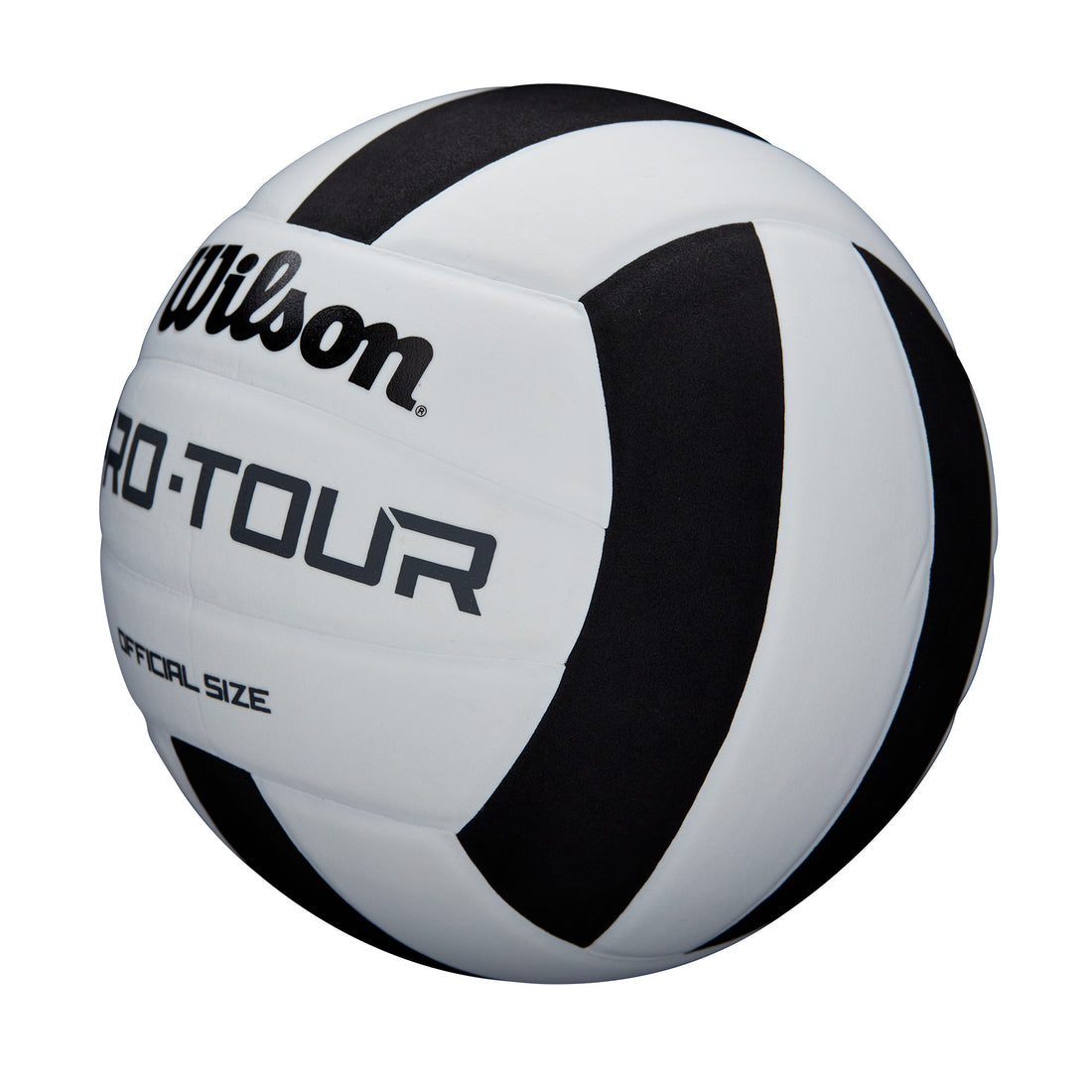 Wilson Pro Tour Indoor Volleyball, Black/White