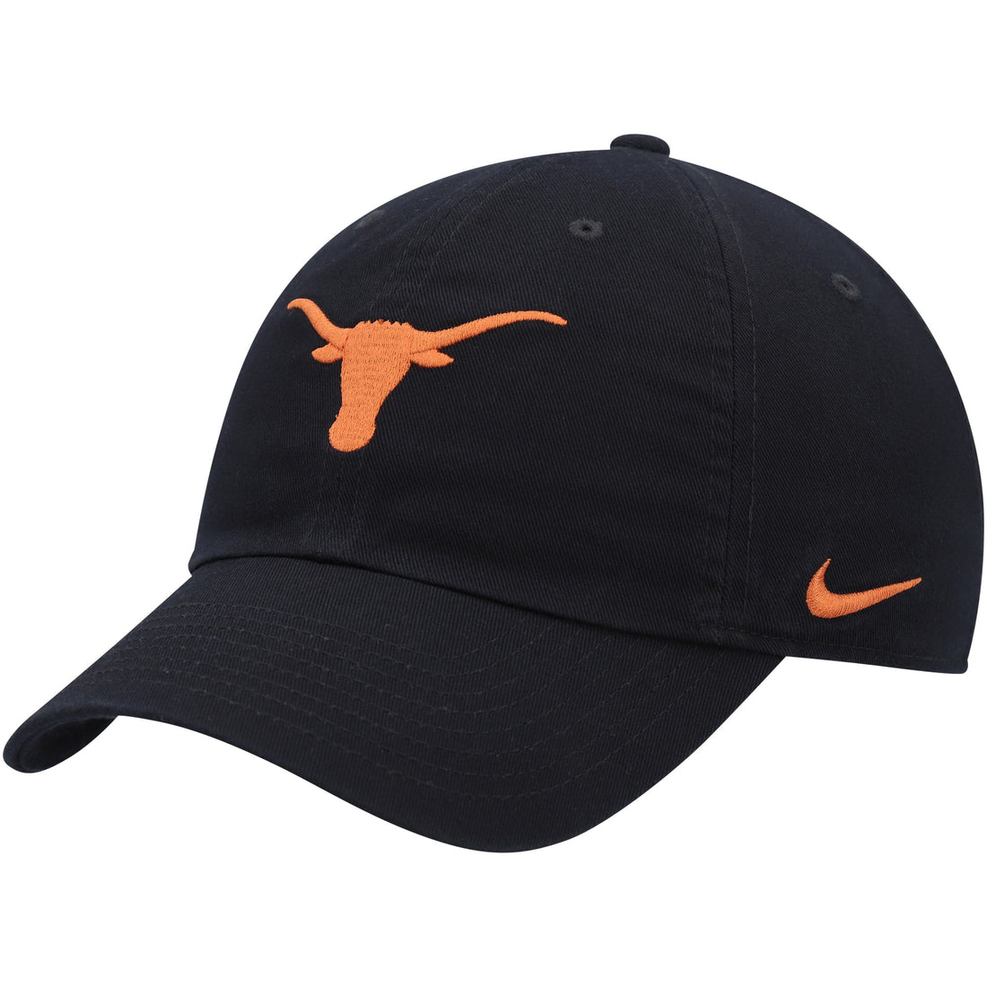 Nike Black Texas Longhorns Heritage86 Logo Performance Adjustable Hat - OSFA