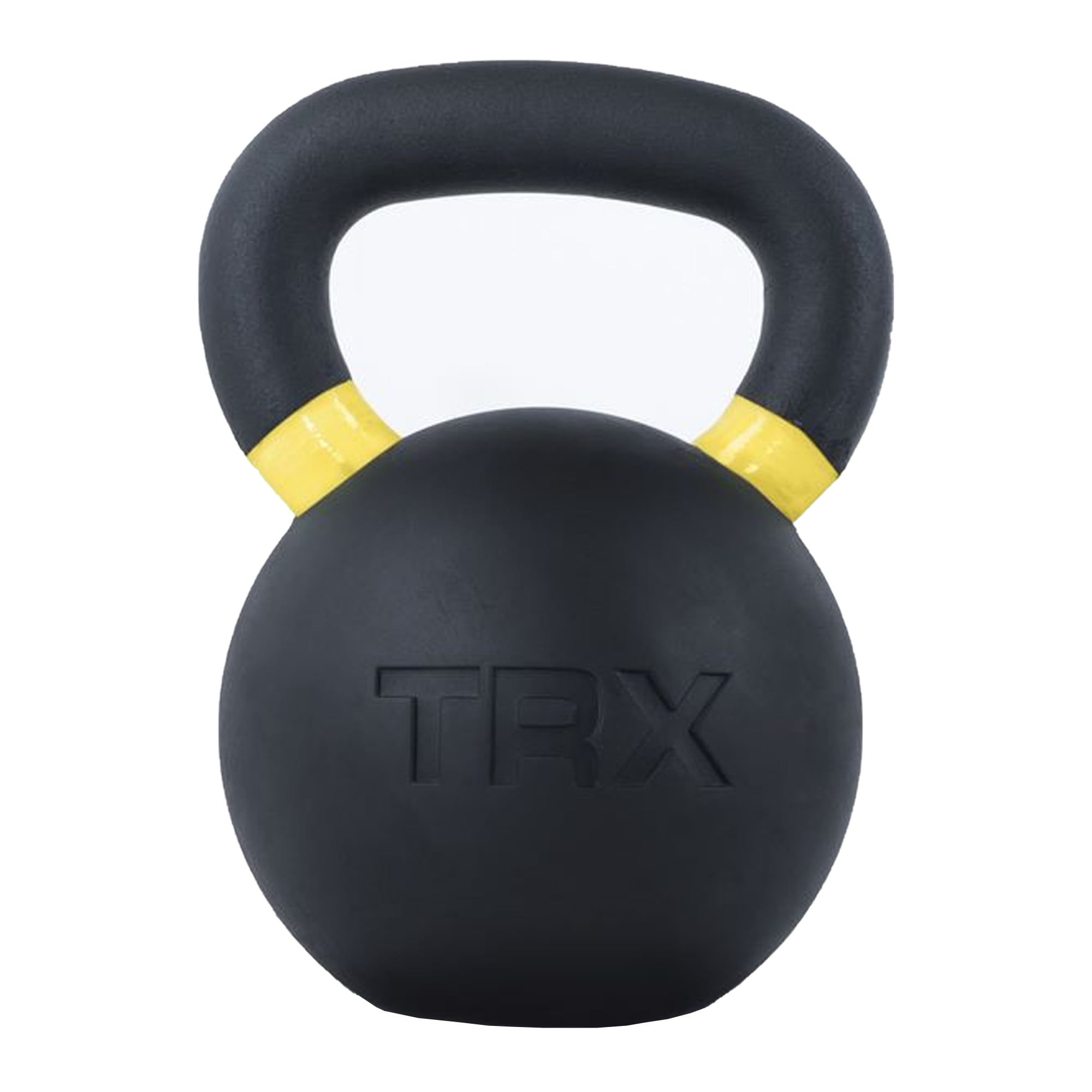 TRX Rubber Coated Kettlebell for Strength Training, 52.9 Pounds (24 kg)