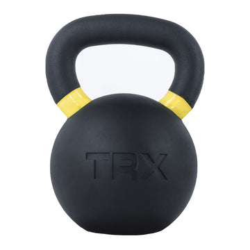 TRX Rubber Coated Kettlebell for Strength Training, 52.9 Pounds (24 kg)