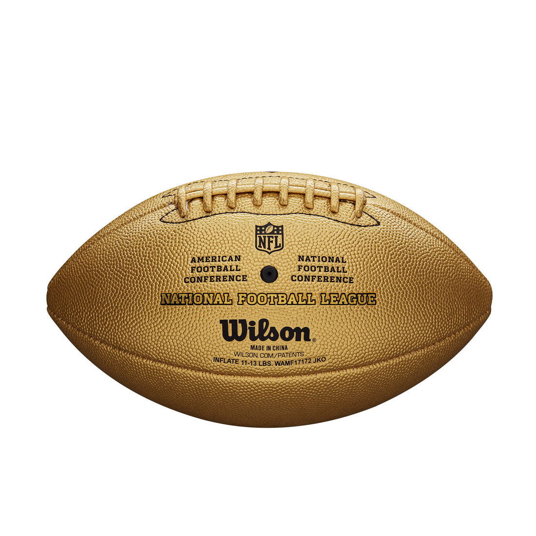 Wilson NFL Duke Replica Football, Metallic Edition
