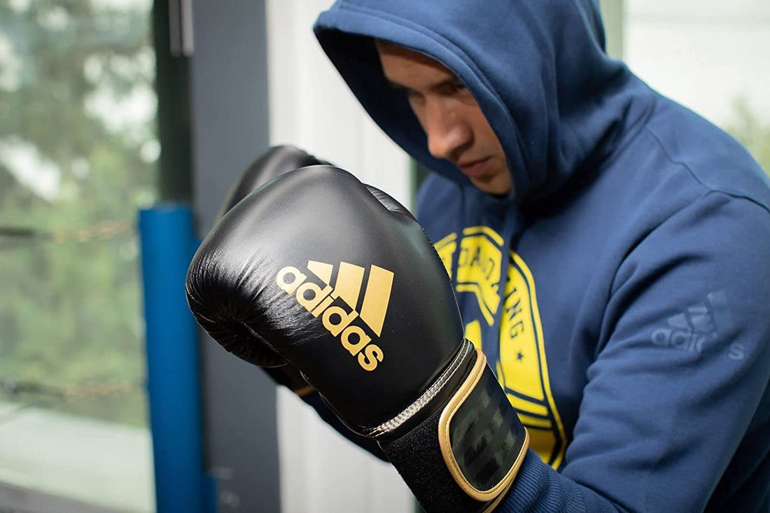 Adidas Hybrid 80 Boxing Gloves, pair set - Training Gloves for Kickboxing - Sparring Gloves for Men, Women and Kids