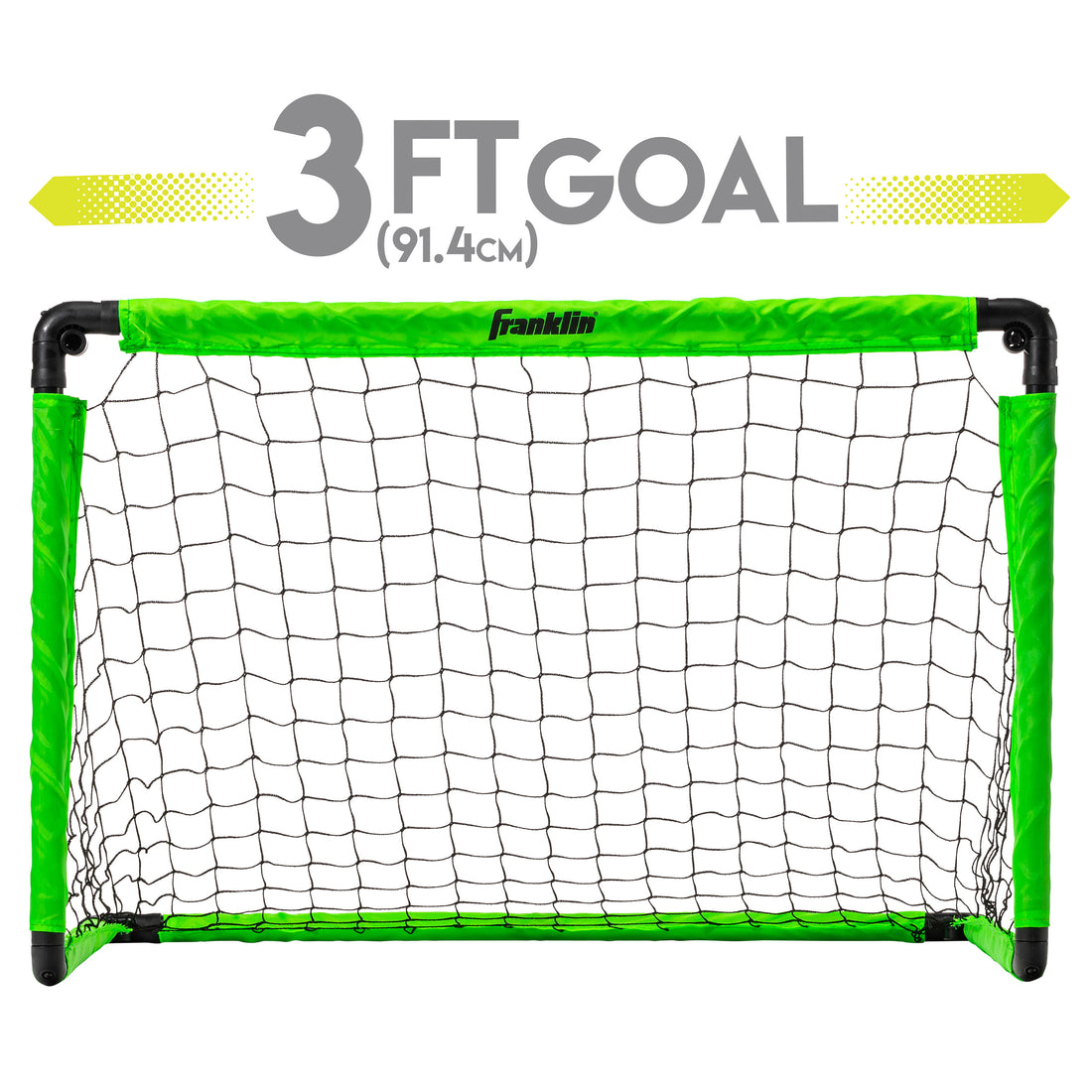 Franklin Sports Kids Mini Soccer Goal Set - Includes Goal, Ball + Pump