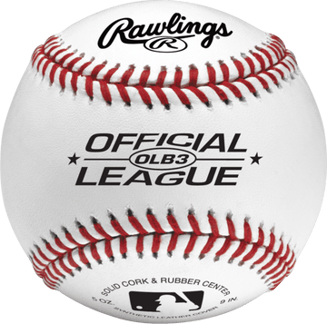 Rawlings 2022 OLB3 Official League Recreational Use Baseballs, 1 Count